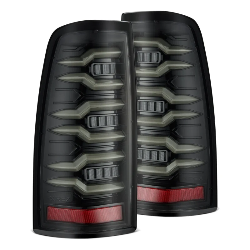 FITS 99-06 Chevrolet Silverado/99-06 GMC Sierra LUXX-Series LED Tail Lights Alpha-Black