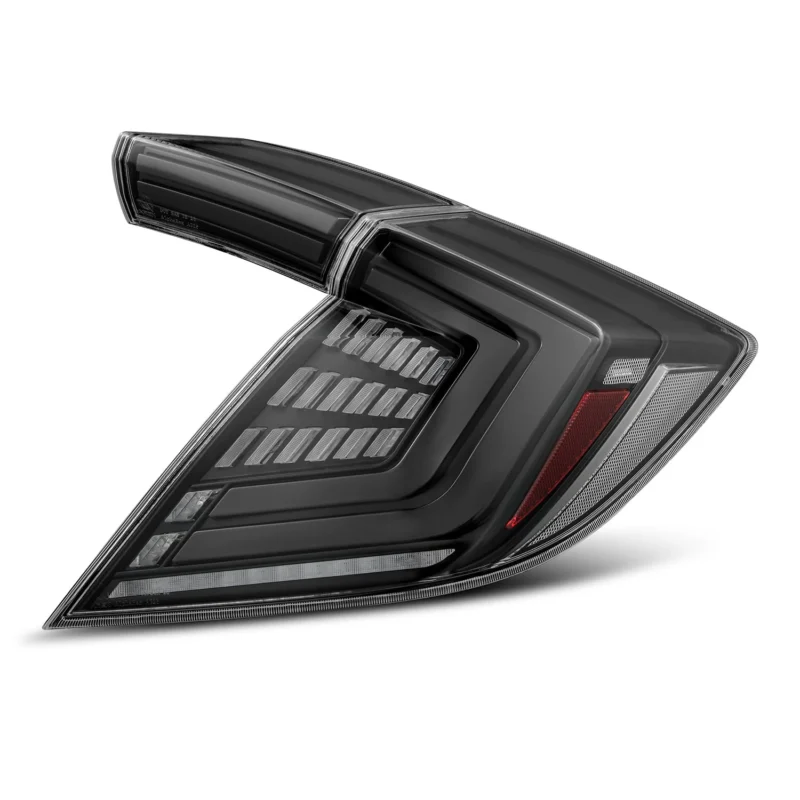 FITS 16-21 Honda Civic Hatchback NOVA-Series Prismatic LED Tail Lights Alpha-Black - Image 14