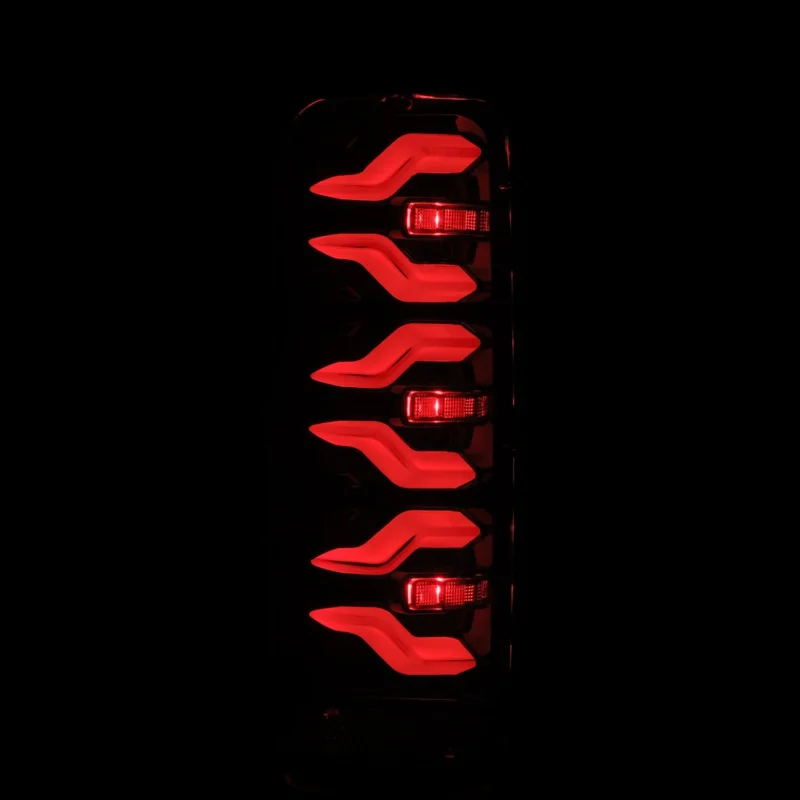 FITS 87-96 Ford F-Series/Bronco LUXX-Series LED Tail Lights Alpha-Black - Image 2