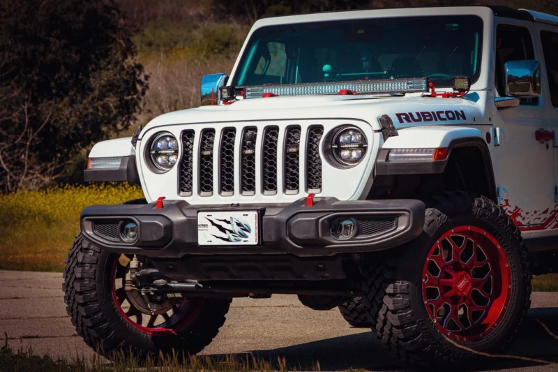 FITS 18-24 Jeep Wrangler JL/Gladiator JT NOVA-Series LED Projector Headlights Alpha-black - Image 4