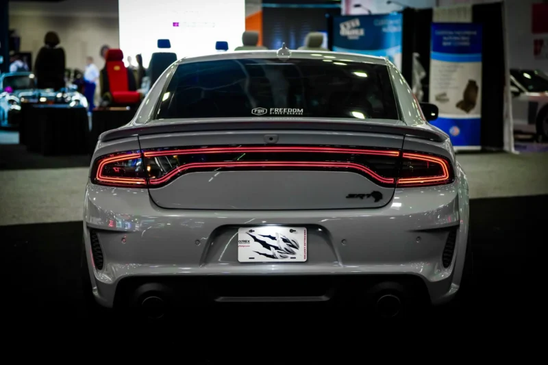 FITS 15-23 Dodge Charger NOVA-Series Prismatic LED Tail Lights Alpha-Black - Image 4