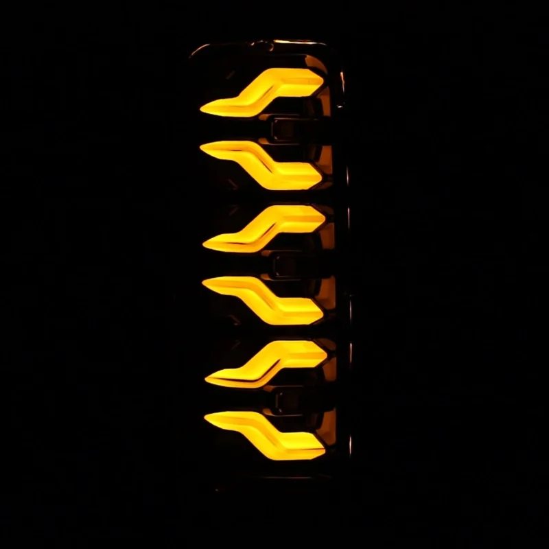 FITS 87-96 Ford F-Series/Bronco LUXX-Series LED Tail Lights Alpha-Black - Image 6