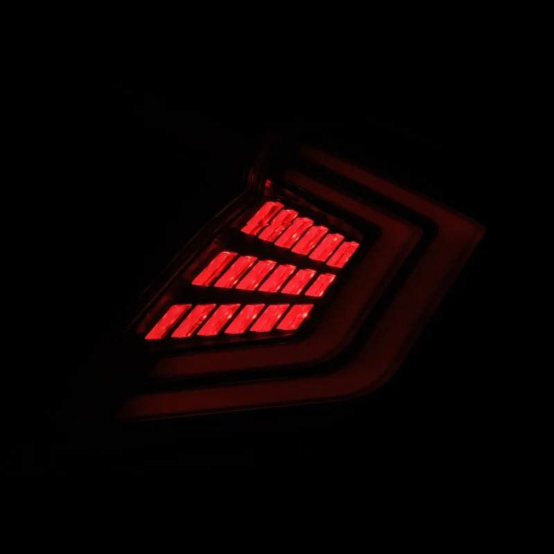 FITS 16-21 Honda Civic Hatchback NOVA-Series Prismatic LED Tail Lights Alpha-Black - Image 6
