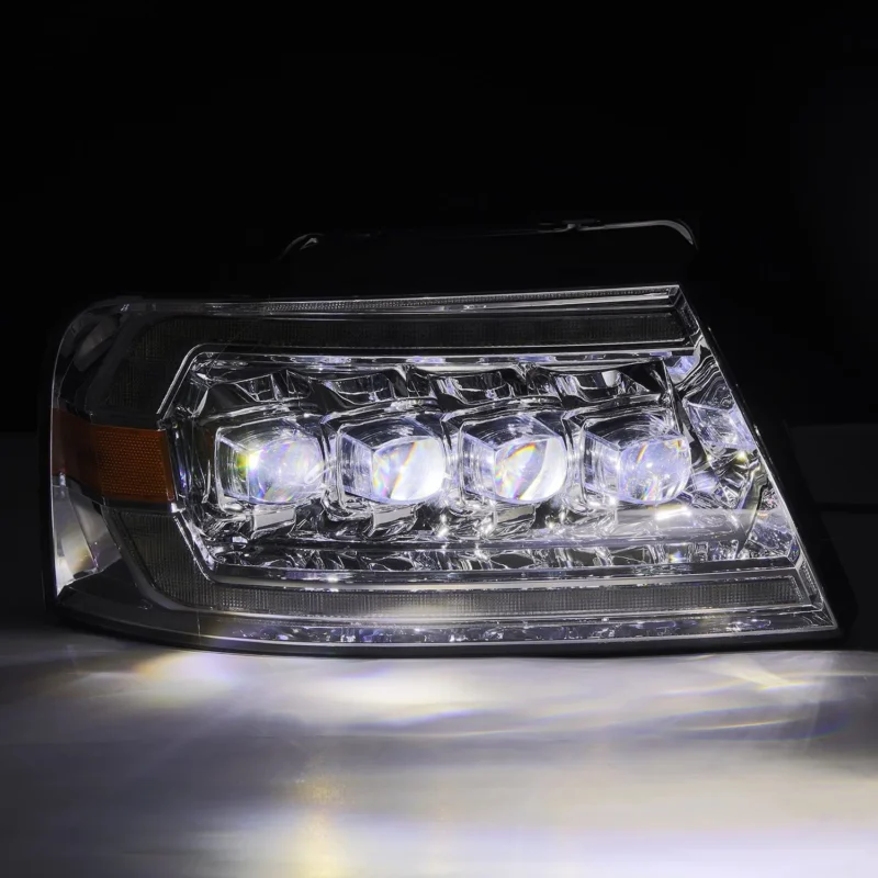 FITS 04-08 Ford F150 / 06-08 Lincoln Mark LT NOVA-Series LED Projector Headlights Chrome - Image 8
