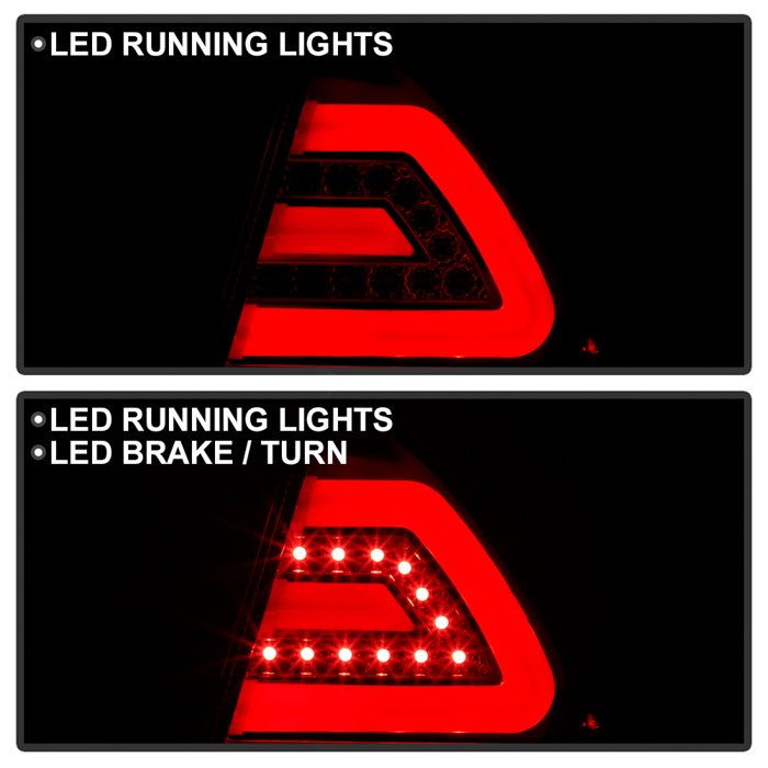 Fits Chevy Impala 06-13 / Impala Limited 14-16 LED Tail Lights - Red Clear - Image 10