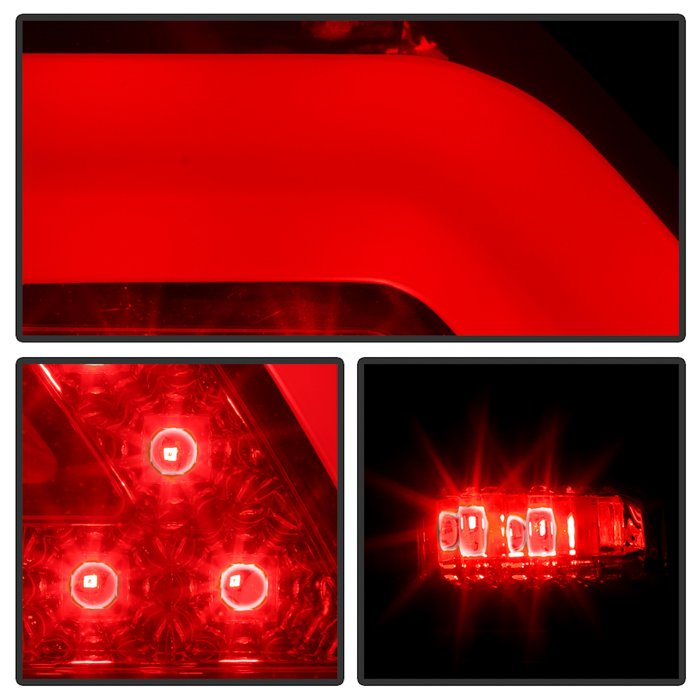 Fits Chevy Impala 06-13 / Impala Limited 14-16 LED Tail Lights - Red Clear - Image 8