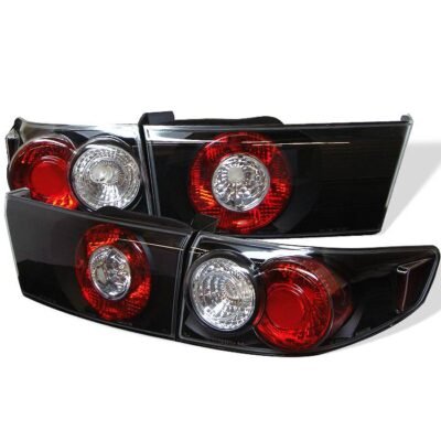 Fits Honda Accord 03-05 4Dr Euro Style Tail Lights - Black