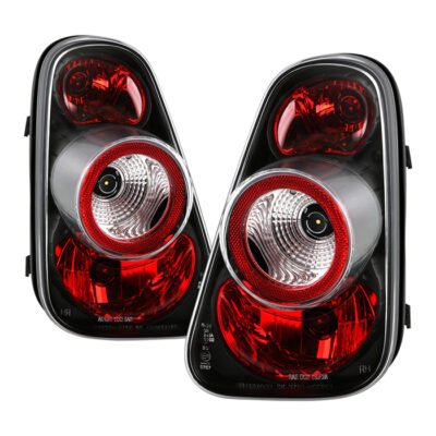 Fits Mini Cooper 02-06 Euro Style Tail Lights - Black