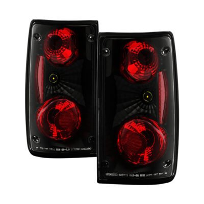 Fits Toyota Pick Up 89-95 Euro Style Tail Lights - Black