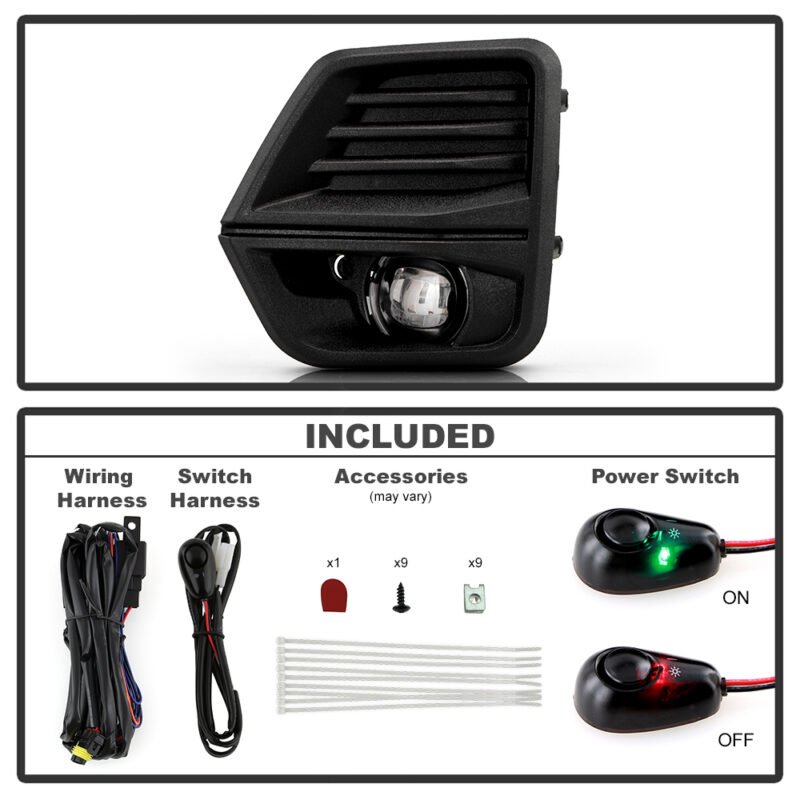 ( Spyder ) Fits Chevy Colorado 2023-2025 OEM LED Fog Lights w/Switch - Image 5