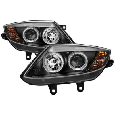 ( Spyder Signature ) Fits BMW Z4 03-08 Projector Headlights - Xenon/HID Model Only ( Not Compatible With Halogen Model ) ( Delete Stock HID Unit )- LED Halo - Black - High H1 (Included) - Low H7 (Not Included)