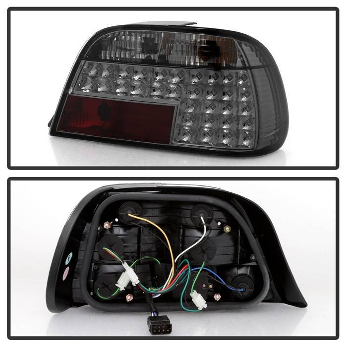Fits BMW E38 7-Series 95-01 LED Tail Lights - Smoke - Image 2