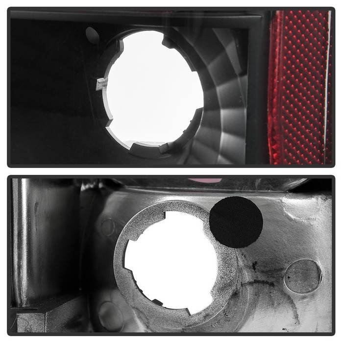 Fits Chevy Astro / Safari 85-05 Euro Style Tail Lights - Black - Image 5