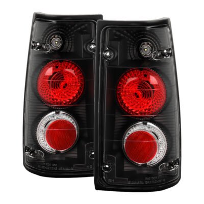 Fits Isuzu Rodeo 91-97 / Isuzu Amigo 89-94 Euro Style Tail Lights - Black