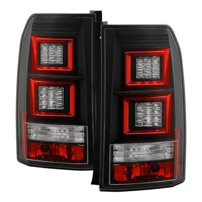 Fits Land Rover Discovery 3 LR3 05-09 Light Bar LED Tail Lights - Black