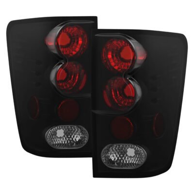 Fits Nissan Titan 04-15 Euro Style Tail Lights - Black Smoke