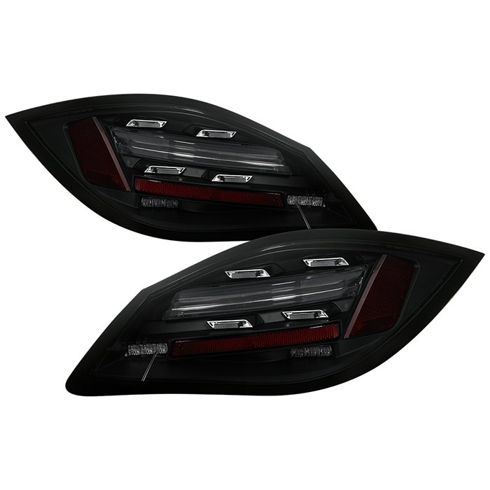 ( Spyder ) Fits Porsche Cayman / Boxster 987 2009-2012 LED Tail Lights - Sequential Signal - Smoke