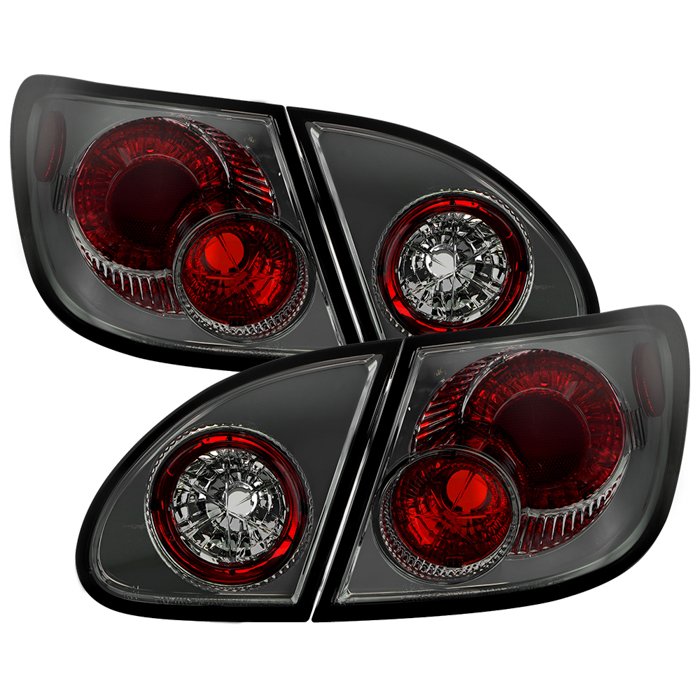 Fits Toyota Corolla 03-08 Euro Style Tail Lights - Smoke
