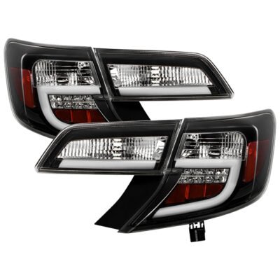 Fits Toyota Camry 12-14 Light Bar LED Tail Lights - Black