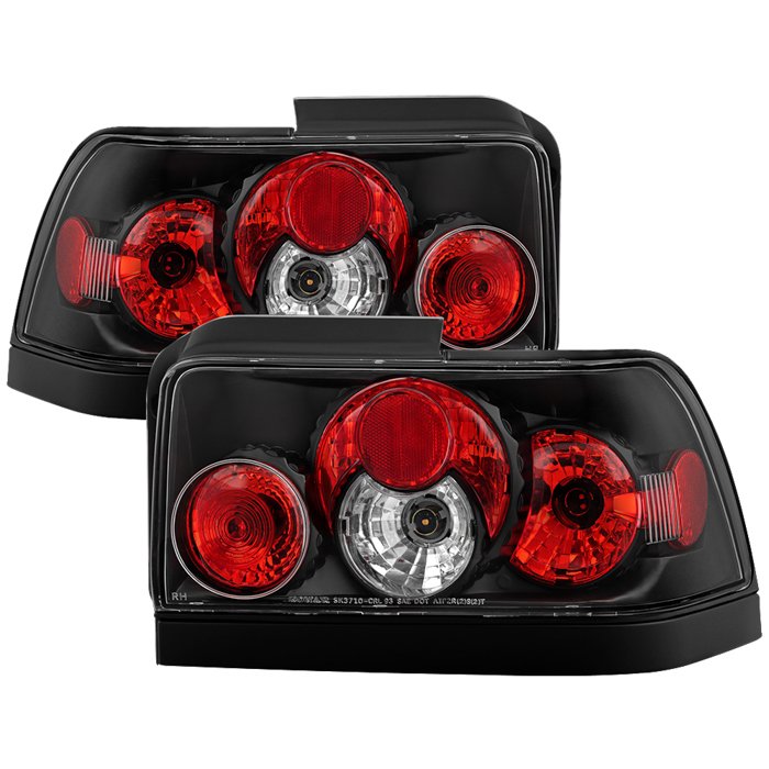Fits Toyota Corolla 93-97 Euro Style Tail Lights - Black
