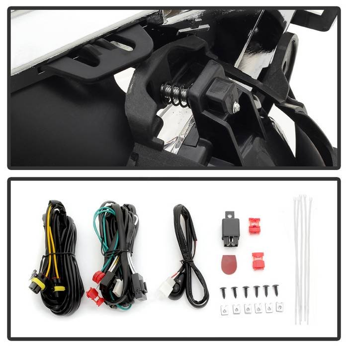 Fits Chevrolet Trax 2015-2016 OEM Fog Lights W/Cover and Switch - Clear - Image 3
