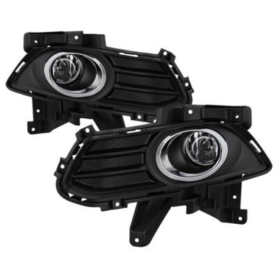 Fits Ford Fusion 2013-2016 OEM Fog Lights W/Switch and Cover - Clear