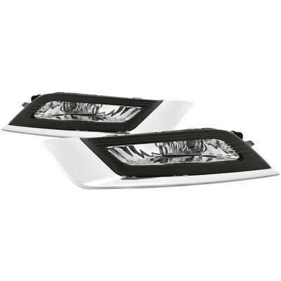 Fits Ford Fusion 2017-2018 OEM Fog Lights W/Switch and Cover - Clear
