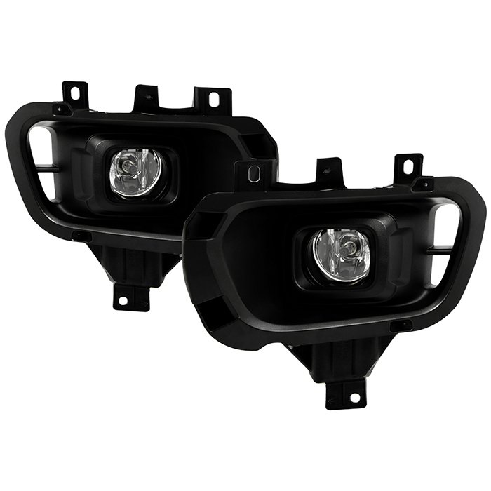 ( Spyder ) Fits Ford Ranger 2019-2021 Halogen OEM Style Fog Lights w/Switch - ( Bulbs Size - H8 12V 35W ) - Clear