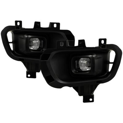 ( Spyder ) Fits Ford Ranger 2019-2021 Full LED OEM Style Fog Lights w/Switch - ( Bulbs Size - 5W LED ) - Clear