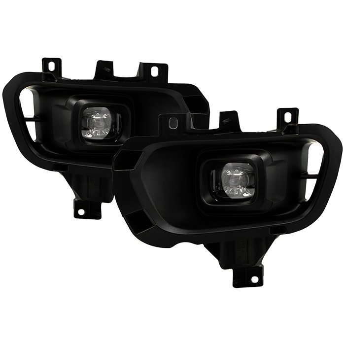 ( Spyder ) Fits Ford Ranger 2019-2021 Full LED OEM Style Fog Lights w/Switch - ( Bulbs Size - 5W LED ) - Clear