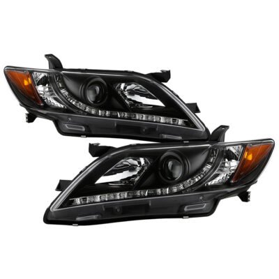 ( Spyder Signature ) Fits Toyota Camry 07-09 Projector Headlights - DRL - Black - High H1 (Included) - Low H7 (Included)