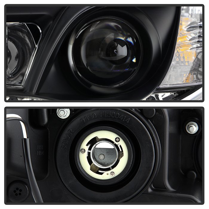 ( Spyder Signature ) Fits Toyota Camry 12-14 Projector Headlights - DRL - Black - High 9005 (Not Included - Low 9006 (Included) - Image 3