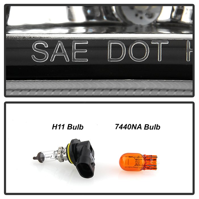 ( Spyder Signature ) Fits Toyota Camry 12-14 Projector Headlights - DRL - Black - High 9005 (Not Included - Low 9006 (Included) - Image 5