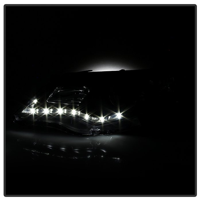 ( Spyder Signature ) Fits Toyota Camry 12-14 Projector Headlights - DRL - Black - High 9005 (Not Included - Low 9006 (Included) - Image 7