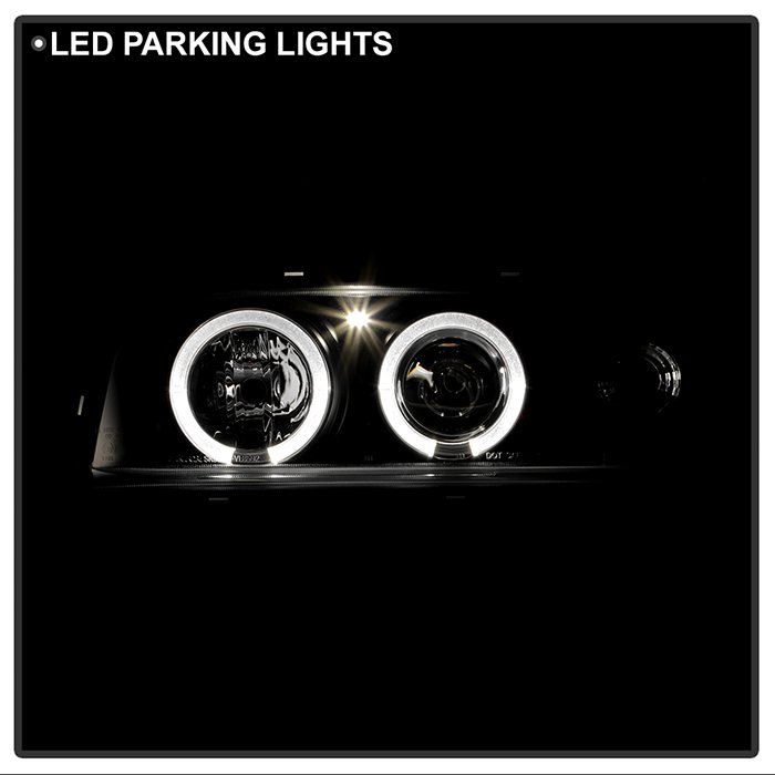 ( Spyder Signature ) Fits Volvo 850 93-97 Projector Headlights - LED Halo - Black - High H1 (Included) - Low H1 (Included) - Image 12