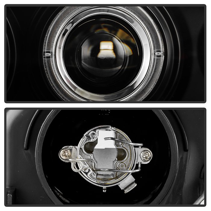 ( Spyder Signature ) Fits Volvo 850 93-97 Projector Headlights - LED Halo - Black - High H1 (Included) - Low H1 (Included) - Image 3