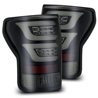 Fits 07-13 Toyota Tundra PRO-Series LED Tail Lights Jet Black