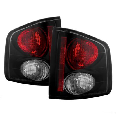 Fits Chevy S10 94-04 / GMC Sonoma 94-04 / Isuzu Hombre 96-00 Euro Style Tail Lights - Black Smoke