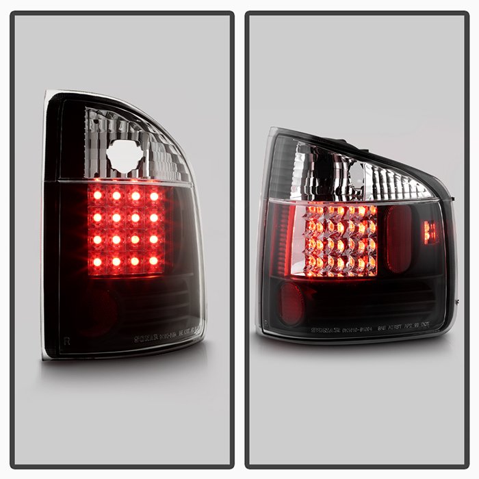 Fits Chevy S10 94-04 / GMC Sonoma 94-04 / Isuzu Hombre 96-00 LED Tail Lights - Black - Image 10