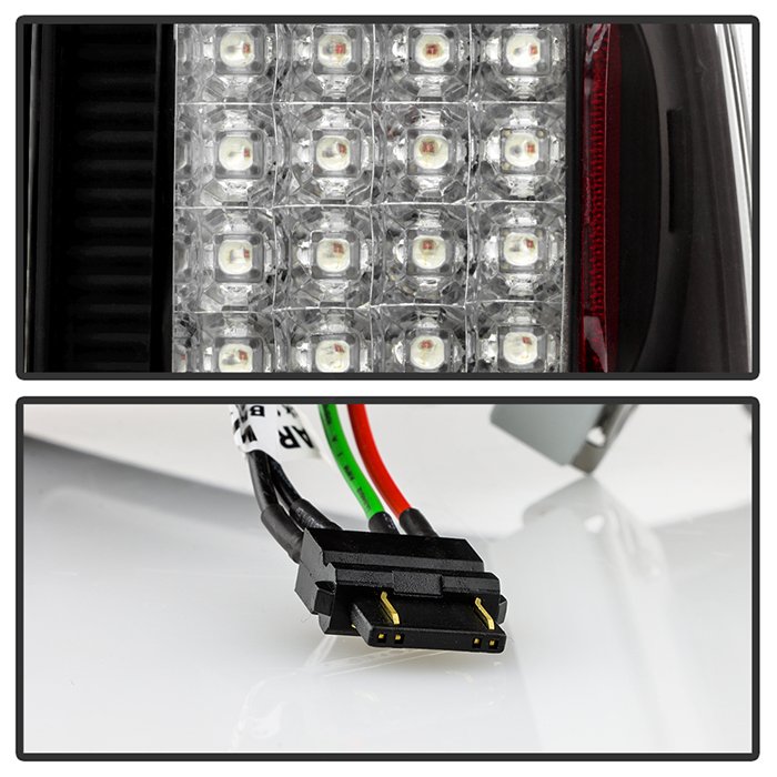 Fits Chevy S10 94-04 / GMC Sonoma 94-04 / Isuzu Hombre 96-00 LED Tail Lights - Black - Image 4