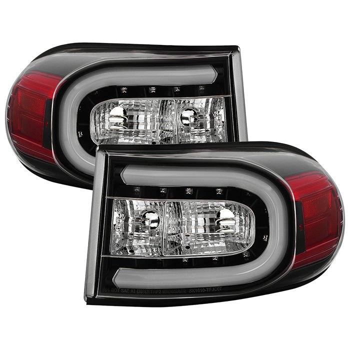 Fits Toyota FJ Cruiser 07-13 Light Bar LED Tail Lights - Black