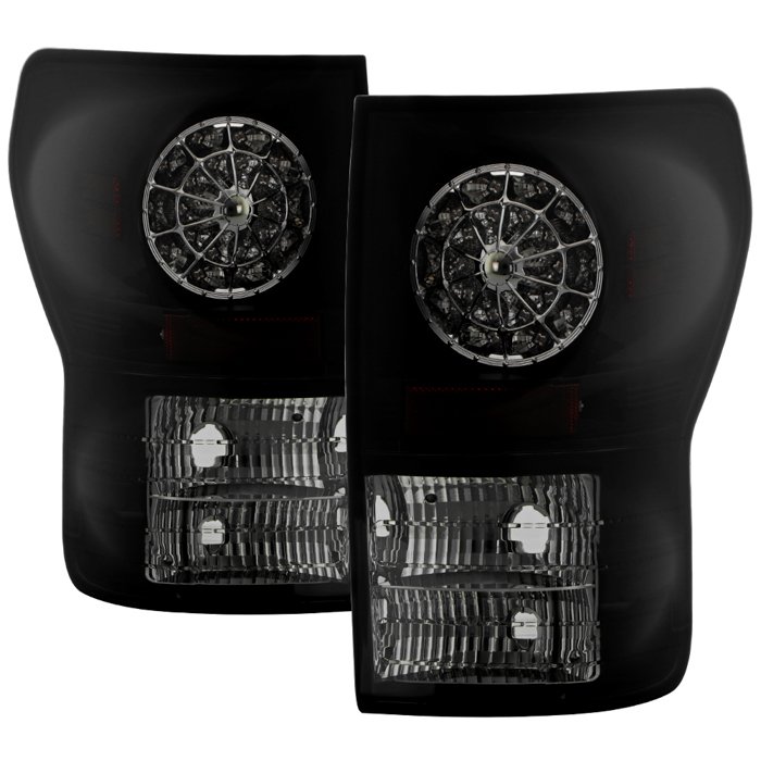 Fits Toyota Tundra 07-13 LED Tail lights - Black Smoke