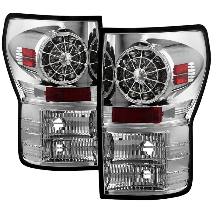 Fits Toyota Tundra 07-13 LED Tail lights - Chrome