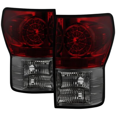 Fits Toyota Tundra 07-13 LED Tail lights - Red Smoke