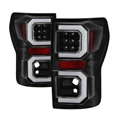 Fits Toyota Tundra 07-13 Version 2 Light Bar LED Tail lights - Black