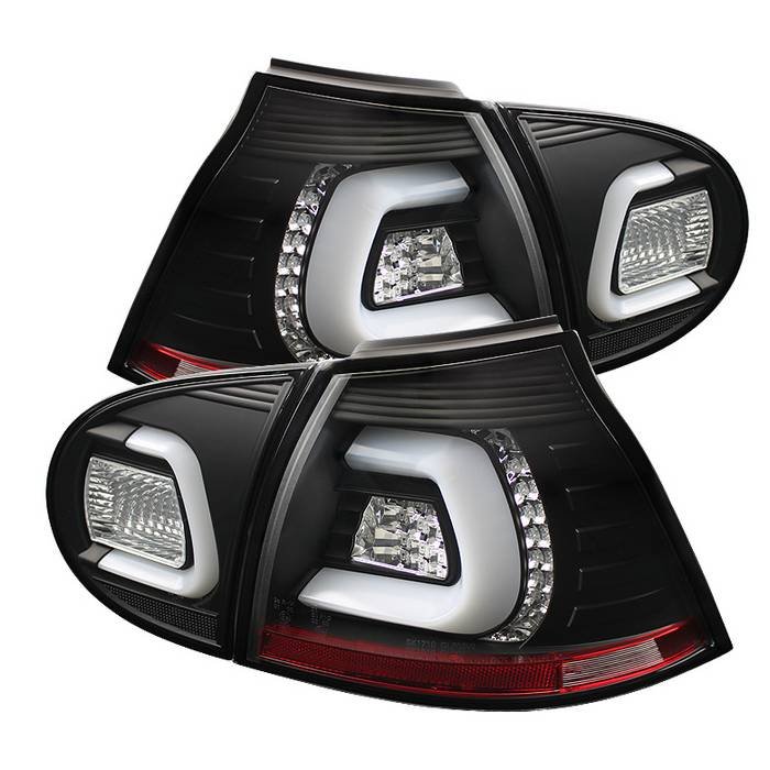 Fits Volkswagen Golf V 06-09 LED TURN SIGNAL LED Tail Lights - Black