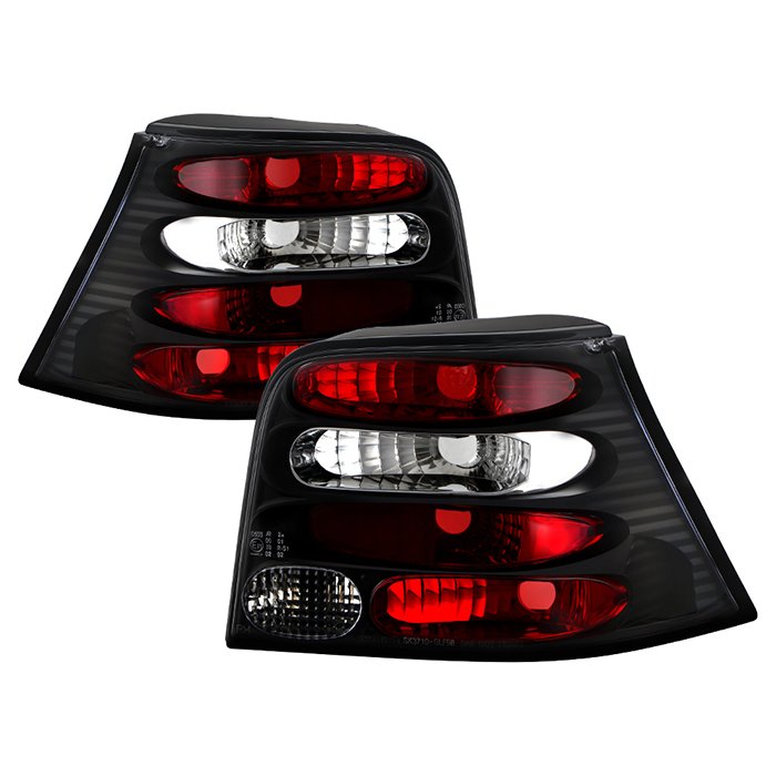 Fits Volkswagen Golf 99-04 Euro Style Tail Lights - Black