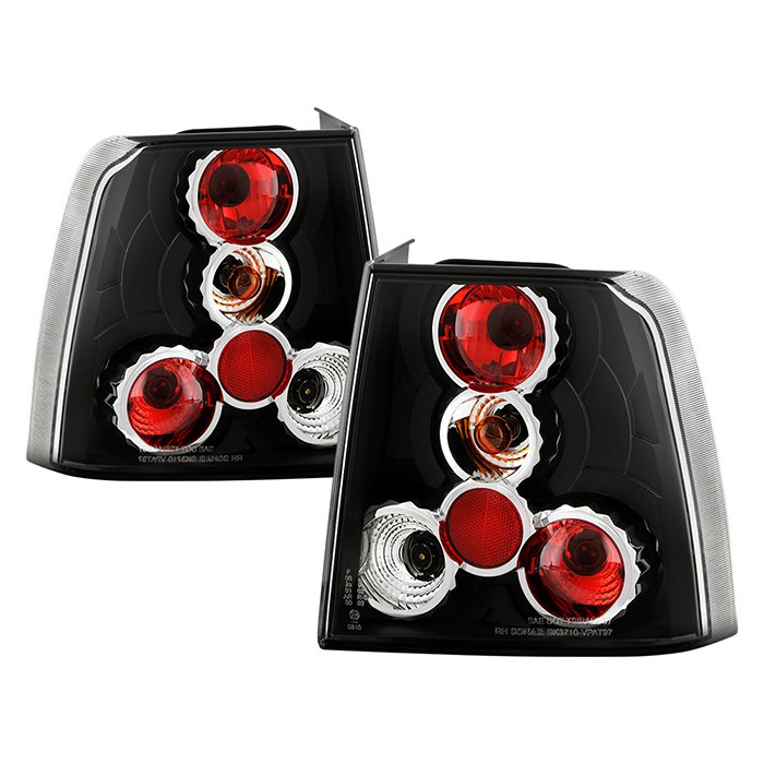 Fits Volkswagen Passat 97-00 Euro Style Tail Lights - Black
