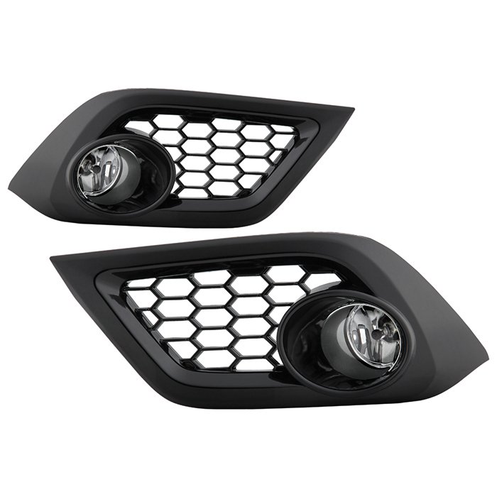 ( Spyder ) Fits Toyota Corolla 2017 iM Models / Scion 2016 iM Models OEM Style Fog Lights w/OEM Fit Switch - Clear