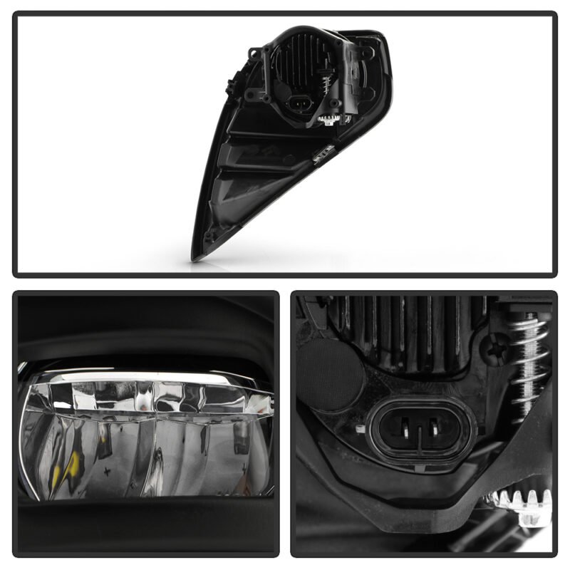 ( Spyder ) Fits Toyota Highlander 2020-2023 OEM Style LED Fog Lights - Left and Right - Image 3
